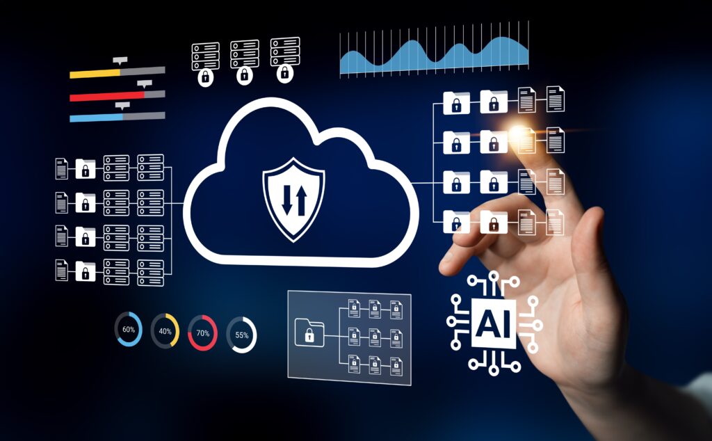 Control-centre dashboard representing orchestration of tools, data, and automation steps.